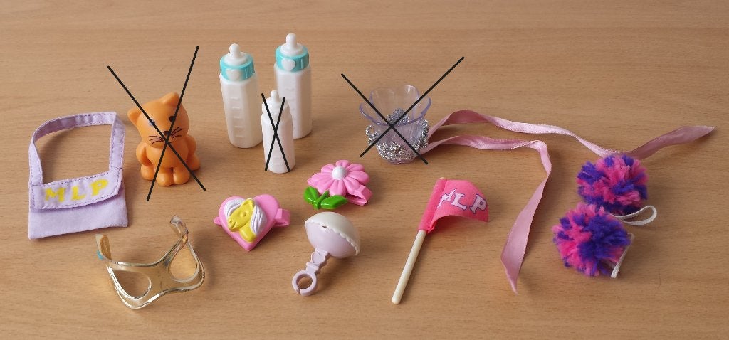 My Little Pony G1 - Diverse Accessoires - Hasbro - jaren 80, Gebruikt, Ophalen of Verzenden, Hasbro, Nvt