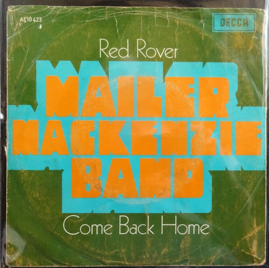Vinyl single Mailer Mackenzie Band - Red Rover - € 1,00, Gebruikt, 7 inch, Ophalen of Verzenden, Fotohoes