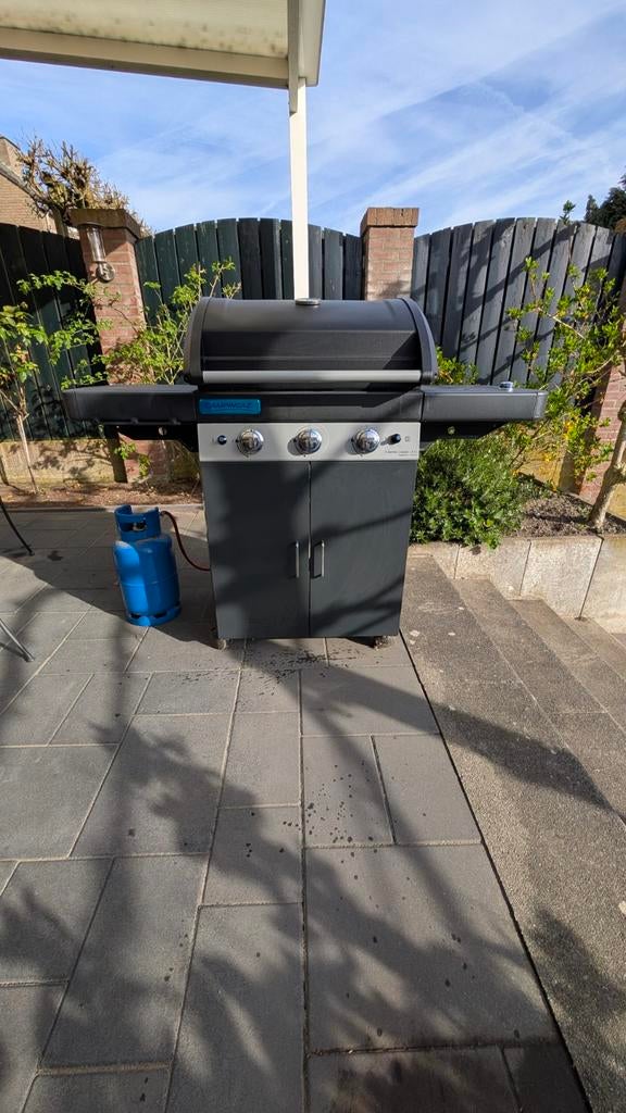 Campingaz gasbarbecue met 3 branders, gasfles en, Ophalen, Gebruikt, Campingaz