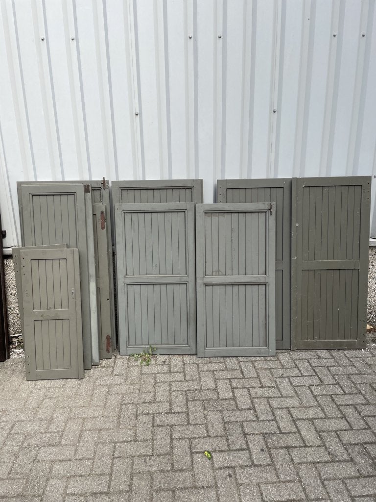 Prachtset meranti raamluiken (21 stuks), La belle porte, Jurgen.hoogenboezem@gmail.com, Overige typen, Zo goed als nieuw