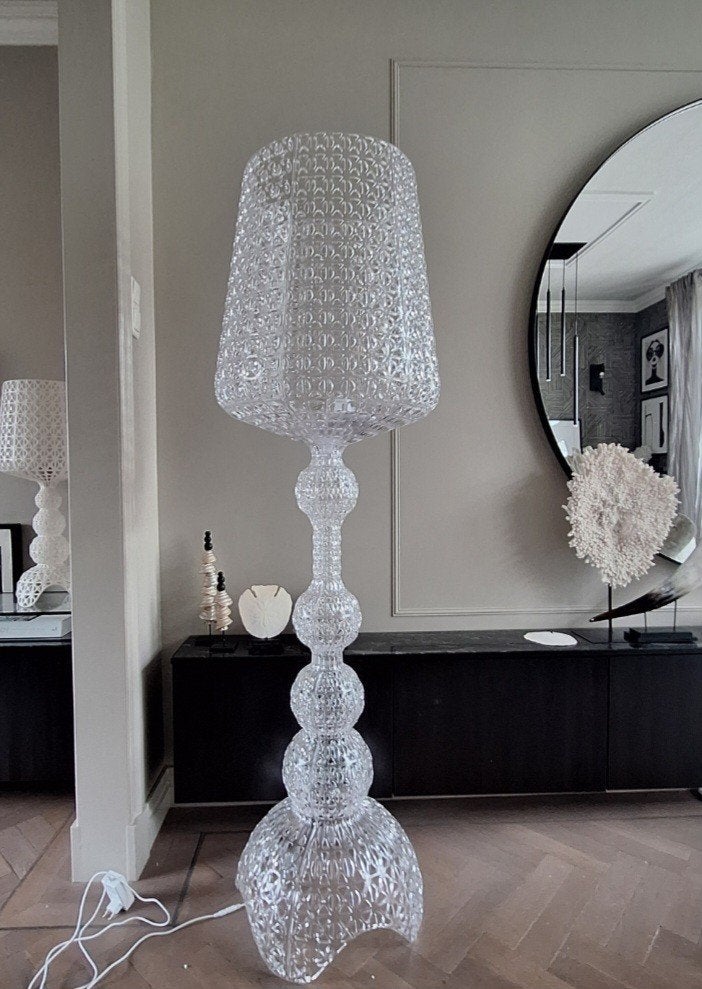 Gave transparante vloerlamp met led verlichting acryl, Ophalen, Nieuw, X, Minder dan 100 cm