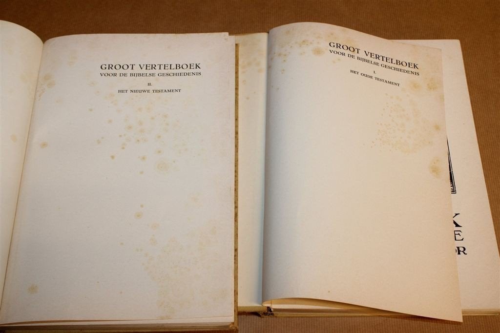 Groot Vertelboek Bijbel I + II — De Vries & Jetses [1964], Boeken, Ophalen of Verzenden, Gelezen