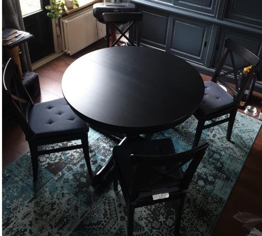 Eettafel set, Ophalen, 50 tot 100 cm, 100 tot 150 cm, Rond