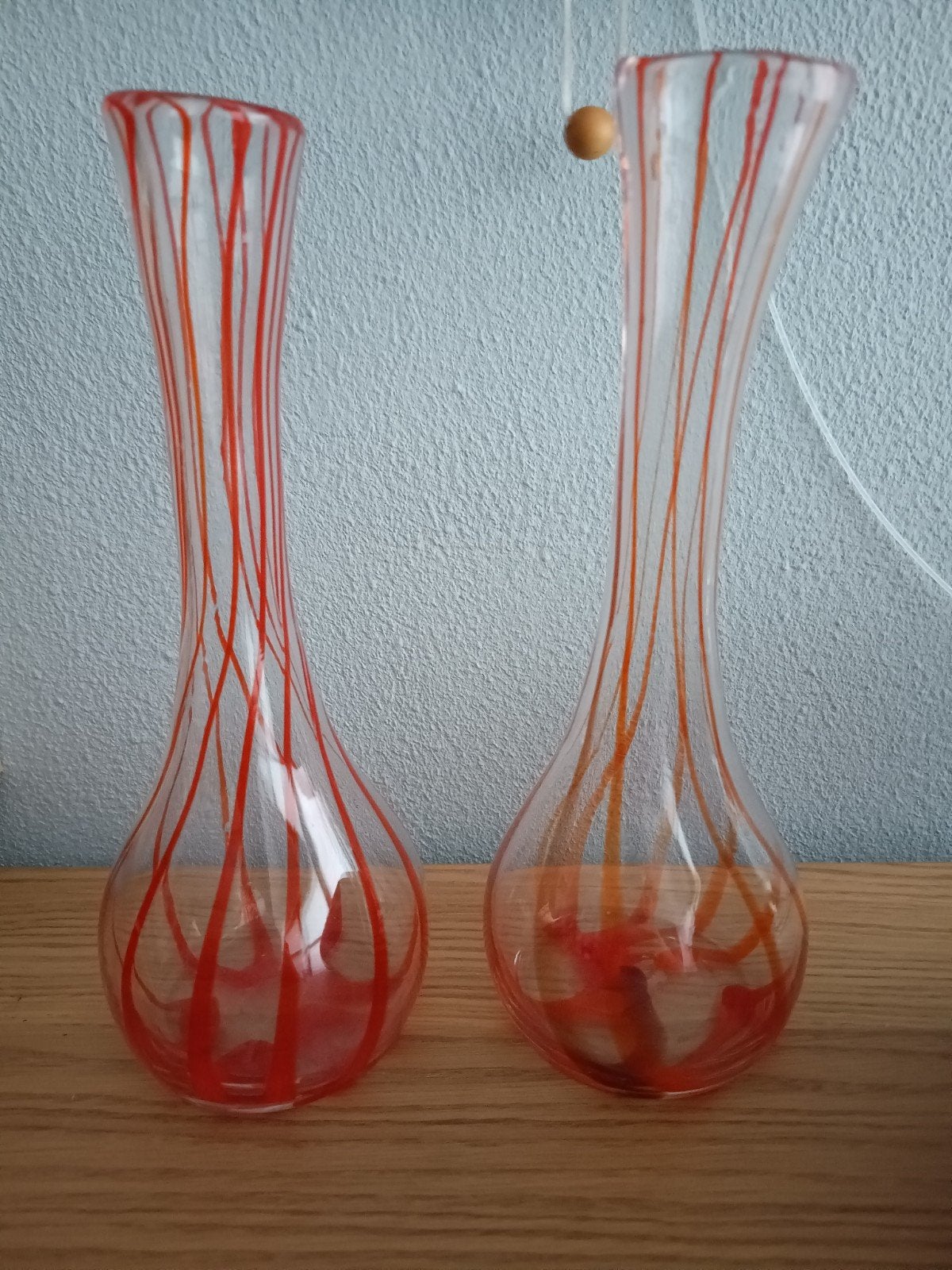 Set van 2 glazen vazen Murano (stijl), Ophalen of Verzenden