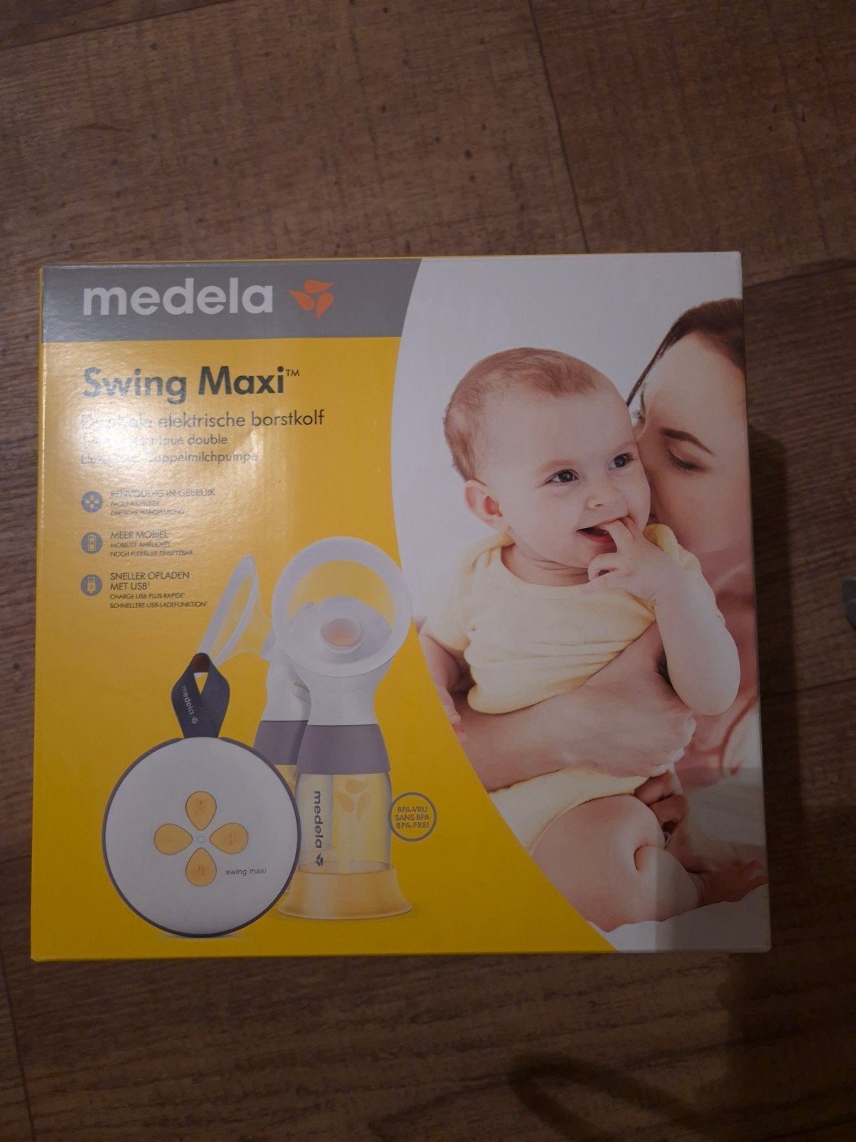 Medela Swing Maxi Dubbele Elektrische Borstkolf, Ophalen of Verzenden, Zo goed als nieuw