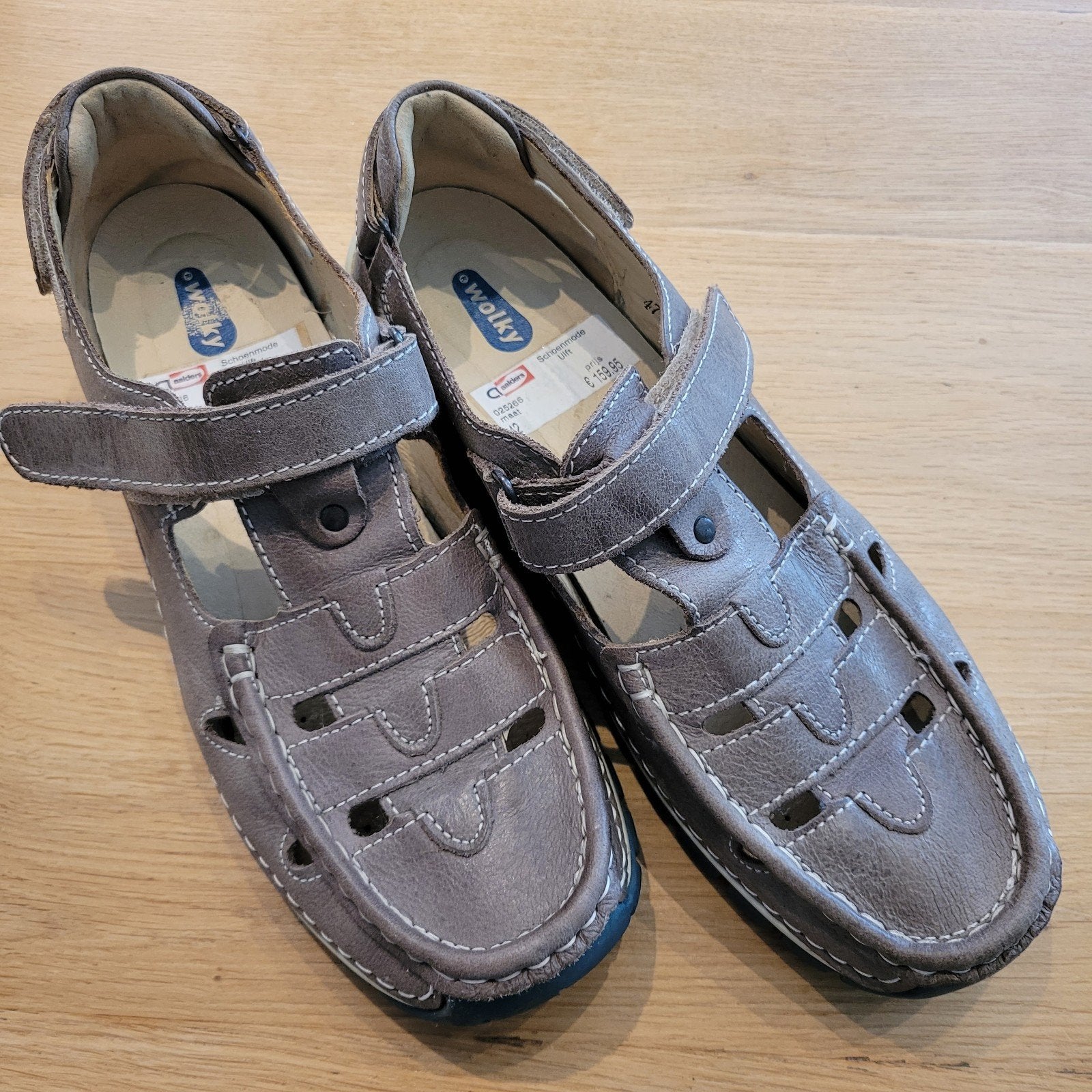 WOLKY sandalen maat 42 - weinig gedragen, Bruin, Zo goed als nieuw, WOLKY, Sandalen of Muiltjes