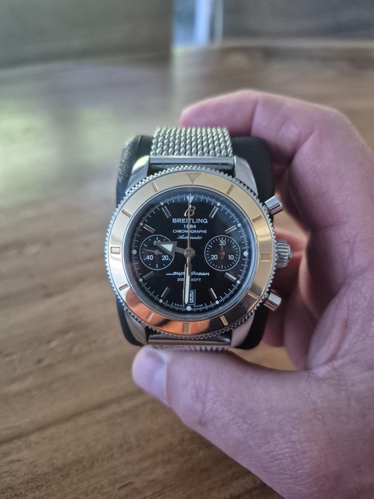 Breitling superocean heritage U2337012/BB81, Sieraden, Tassen en Uiterlijk, Horloges | Heren, Ophalen, Zo goed als nieuw, Staal