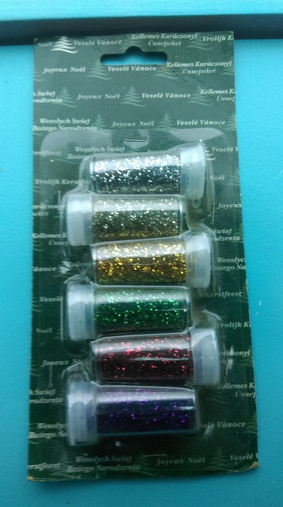 Glitters in verschillende kleuren, Geschikt voor karton, Nieuw, Meerkleurig, Ophalen of Verzenden