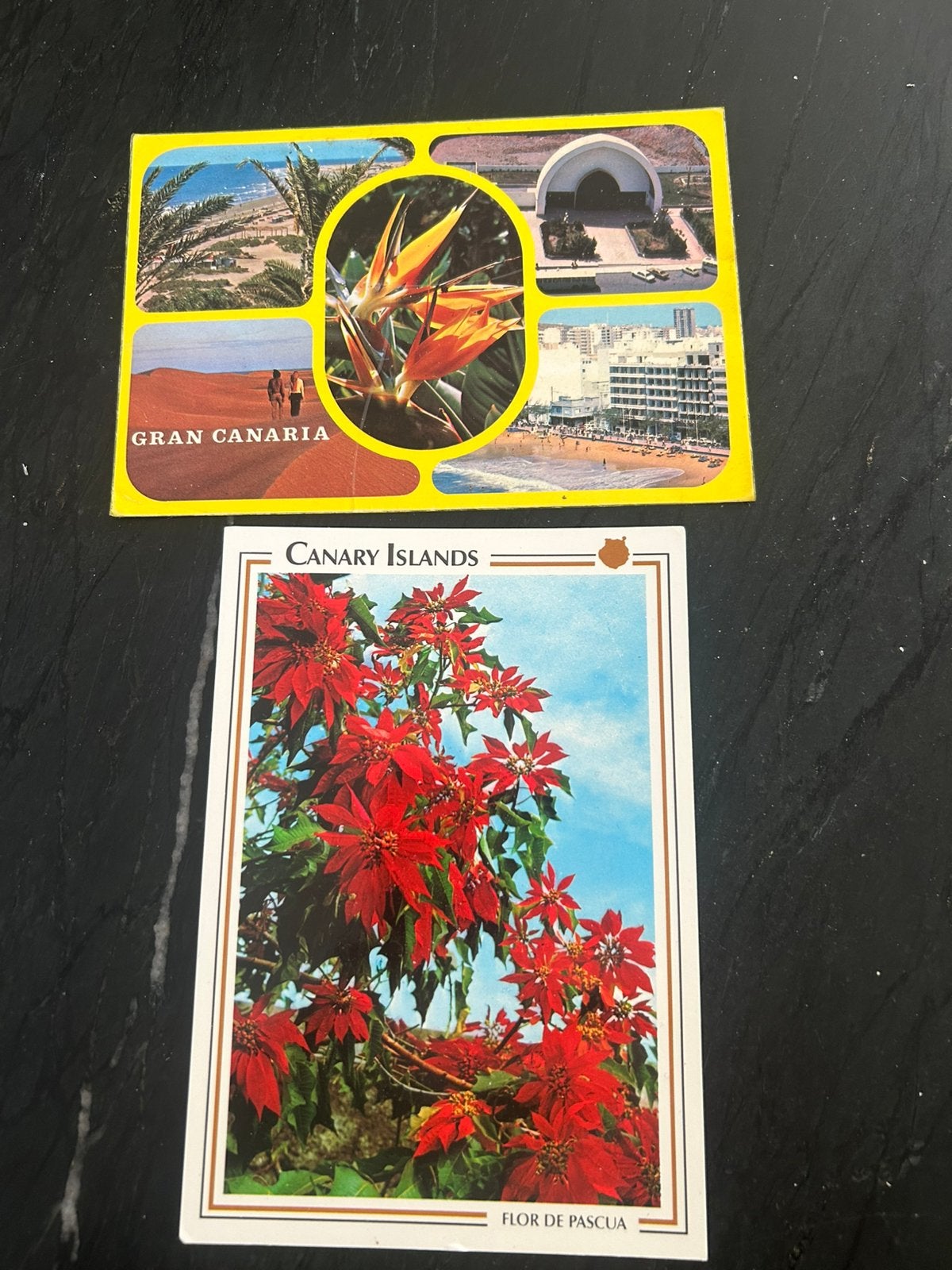 GRAN CANARIA Spanje 2 kaarten, Verzamelen, Ophalen of Verzenden, 1980 tot heden, Ongelopen, Spanje