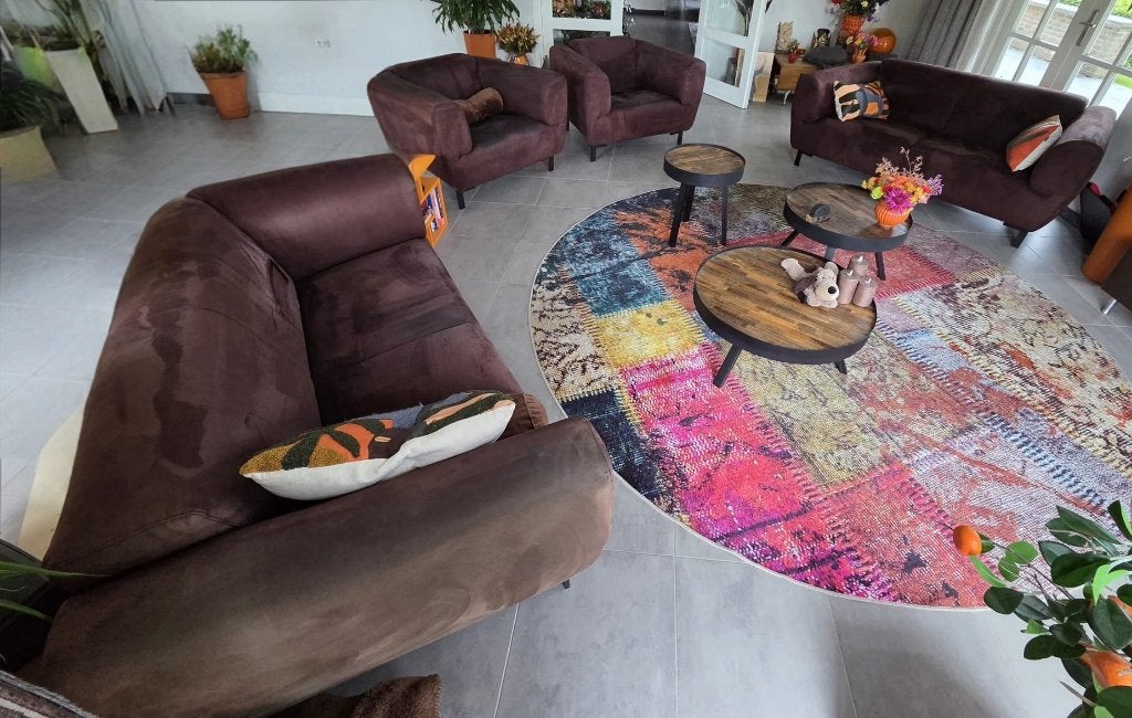 Dyyk Banken en stoelen zitkamer set, Huis en Inrichting, Ophalen, Gebruikt, 150 tot 200 cm, Tweepersoons