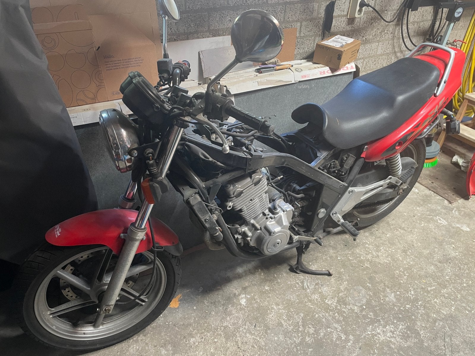 Honda CB 500 in onderdelen, Ophalen, Gebruikt
