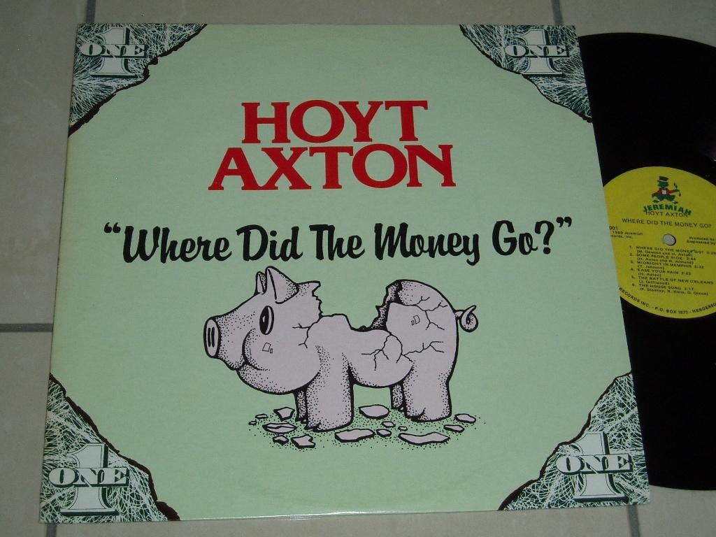 LP Hoyt Axton - Where did the money go, Verzenden, Gebruikt, 12 inch