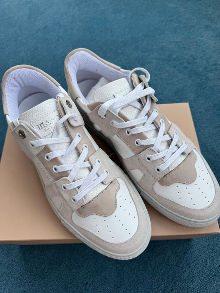 * NIEUW Mason Garments Sneaker EU46 White/Beige, Kleding | Heren, Schoenen, Verzenden, Wit, Nieuw, Sneakers of Gympen