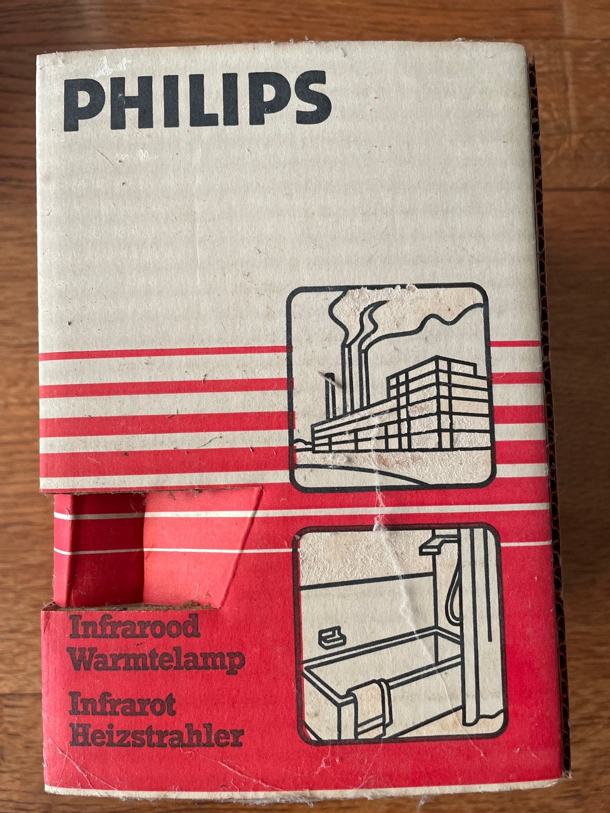PHILIPS INFRAROOD WARMTELAMP, 375 WATT, GLOEDNIEUW!, Ophalen, Nieuw