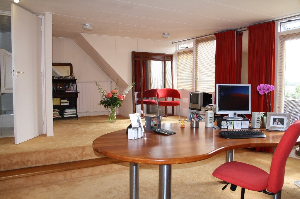 Kersenhouten bureau, Huis en Inrichting, Ophalen, Gebruikt, Hout, Overige merken