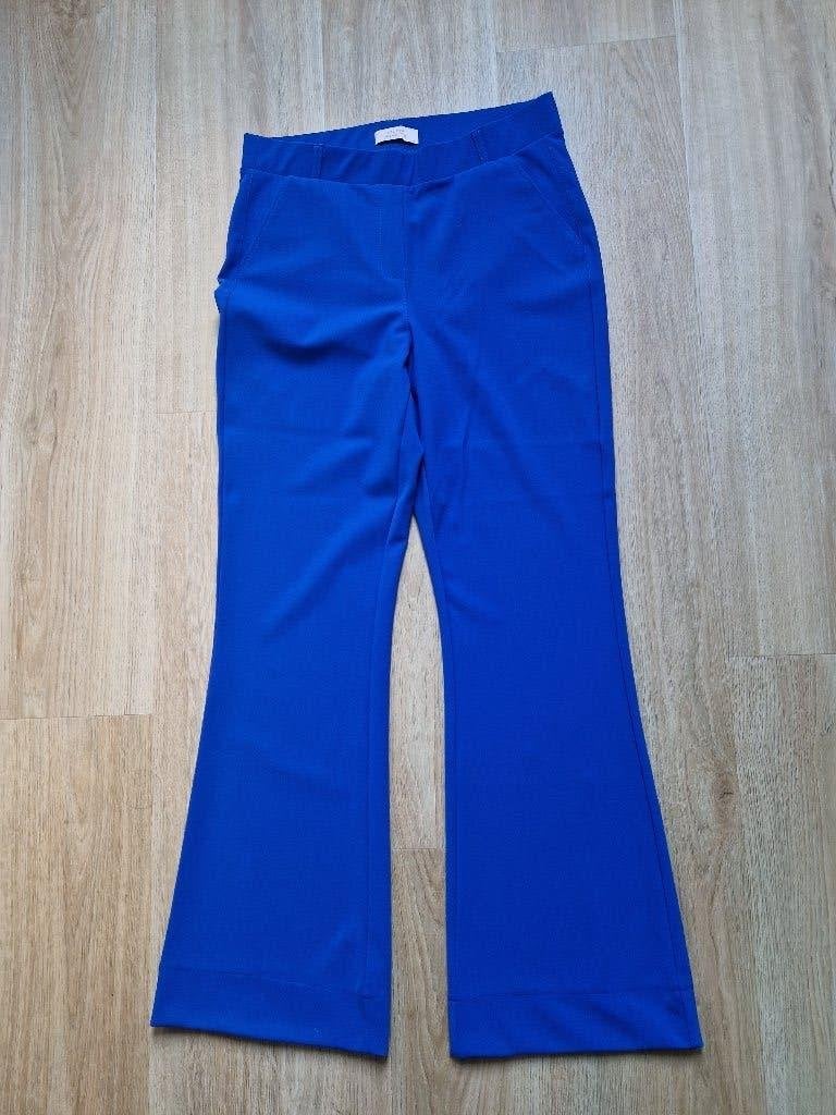 Studio Anneloes flair bonded trousers kobalt NIEUW, Studio Anneloes, Blauw, Maat 42/44 (L), Nieuw