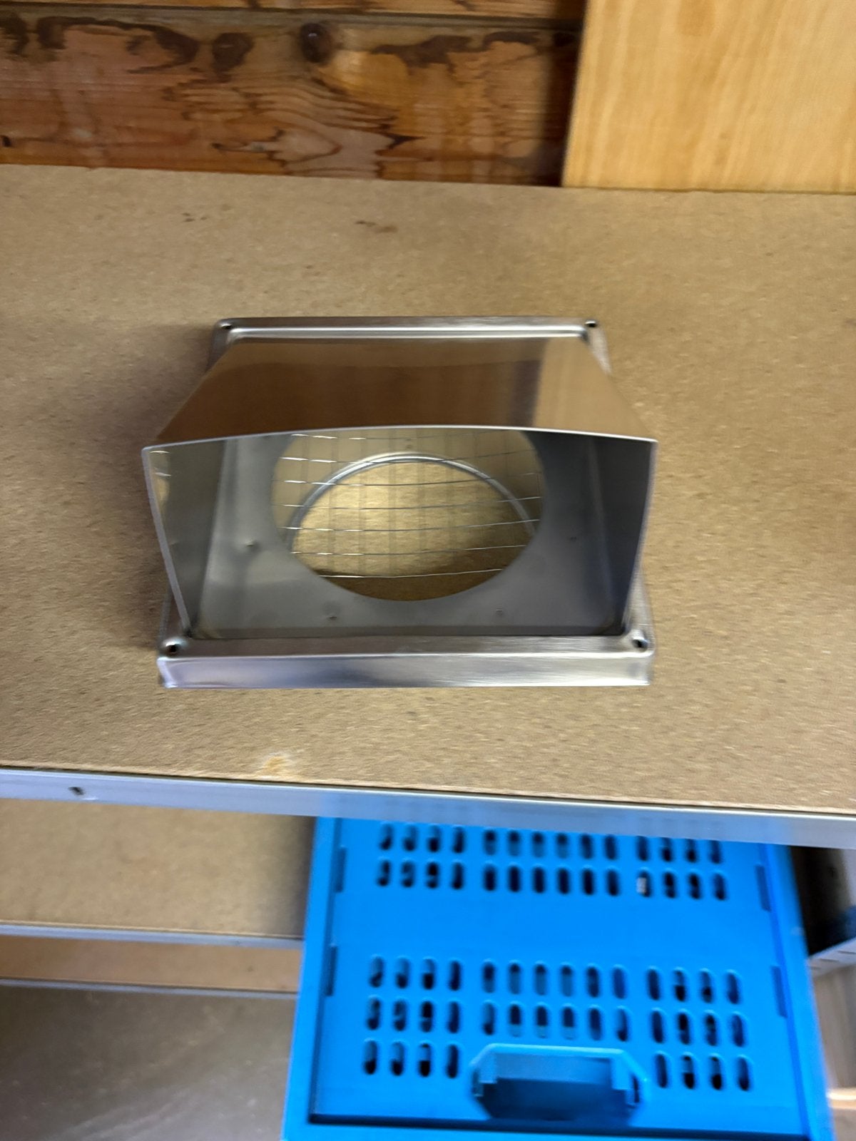 RVS Gevelrooster Afzuigkap Ventilatie, Ophalen of Verzenden, Nieuw, Afzuiger