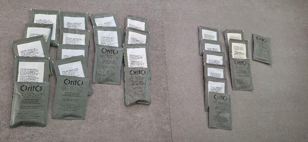 Te koop: partij Orifo instant soepzakjes (diverse smaken), Ophalen of Verzenden, Landmacht, Nederland, Overige typen