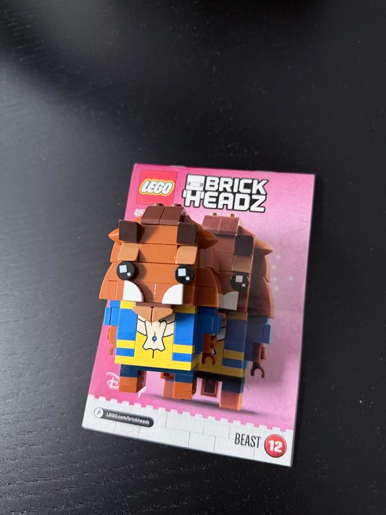 LEGO BrickHeadz 41596 Beast - Belle en het Beest, Ophalen of Verzenden, Zo goed als nieuw