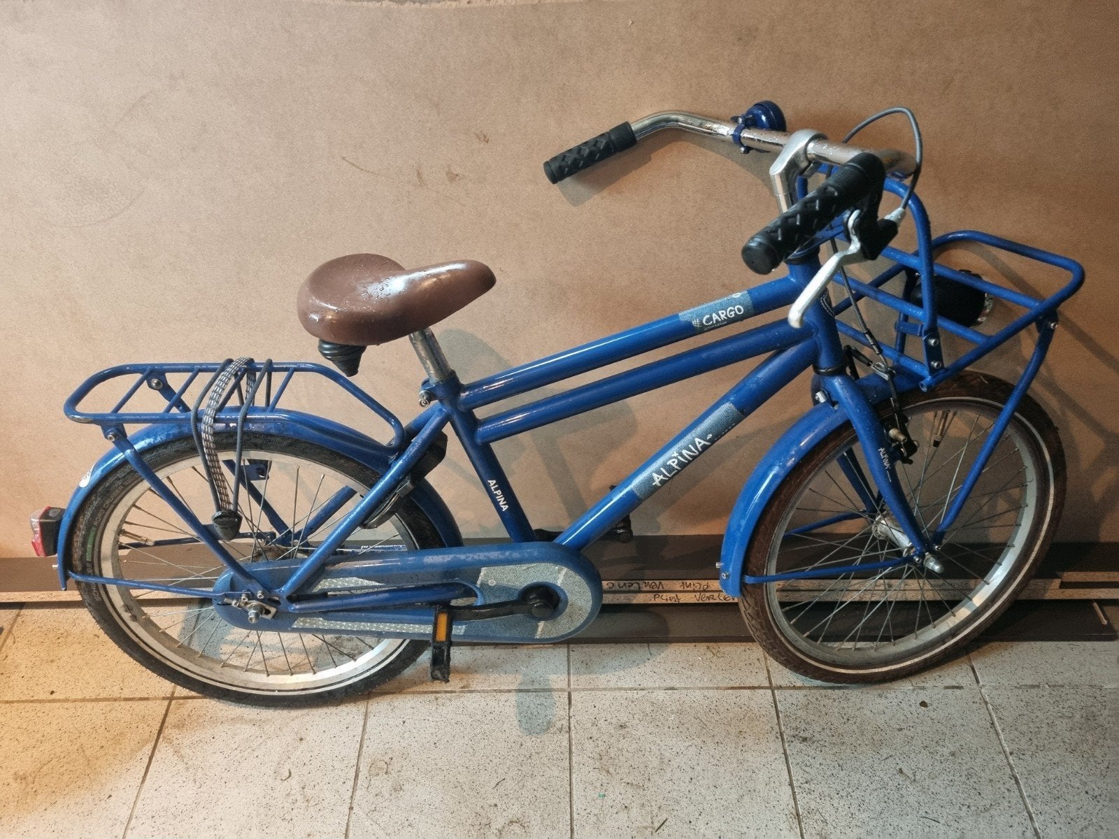 Alpina Cargo fiets - Blauw - Gebruikt, Fietsen en Brommers, Ophalen, Terugtraprem, Gebruikt, Versnellingen