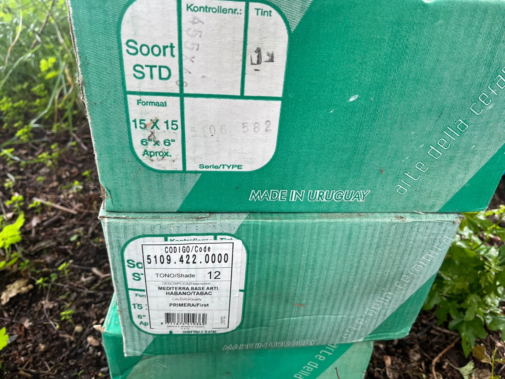 Gratis: Italiaans tegels 15x15 cm  10m2 en tegelstrips, Doe-het-zelf en Verbouw, Tegels, Ophalen, Minder dan 20 cm, 10 m² of meer