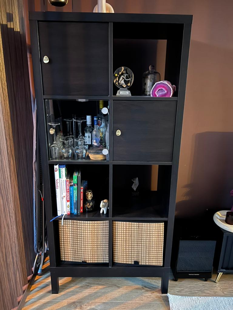 2 Ikea gepimpte kallax kast, Huis en Inrichting, Kasten | Boekenkasten, Ophalen, 100 tot 150 cm, 50 tot 100 cm, Modern