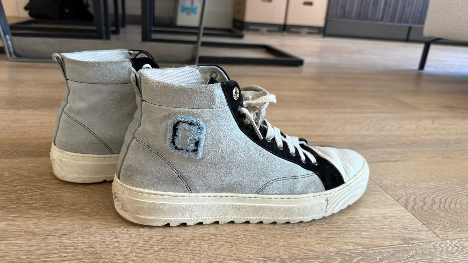 Mason Garments Astro Hi Blauw Limited Edition maat 44, Kleding | Heren, Blauw, Ophalen of Verzenden, Sneakers of Gympen, Zo goed als nieuw