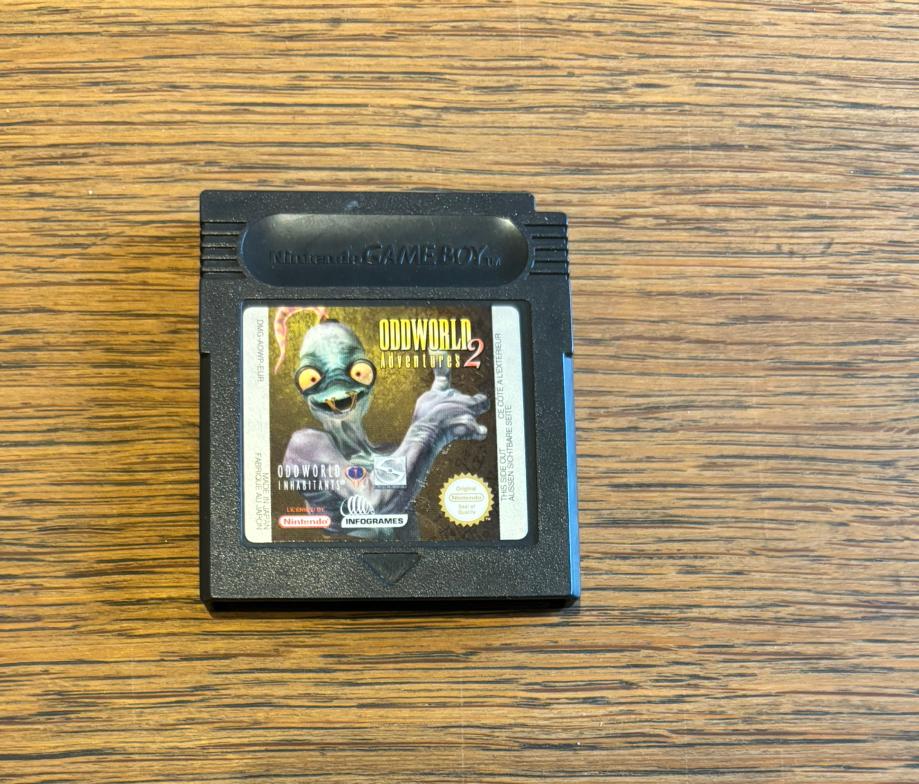 Oddworld adventures 2 gameboy, Spelcomputers en Games, Games | Nintendo Game Boy, Avontuur en Actie, Verzenden, 1 speler, Zo goed als nieuw