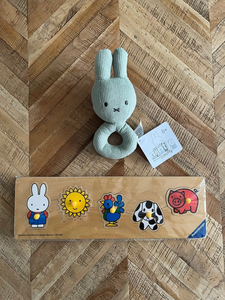Nijntje puzzel en rammelaar, Ophalen of Verzenden, Zo goed als nieuw, Rammelaar