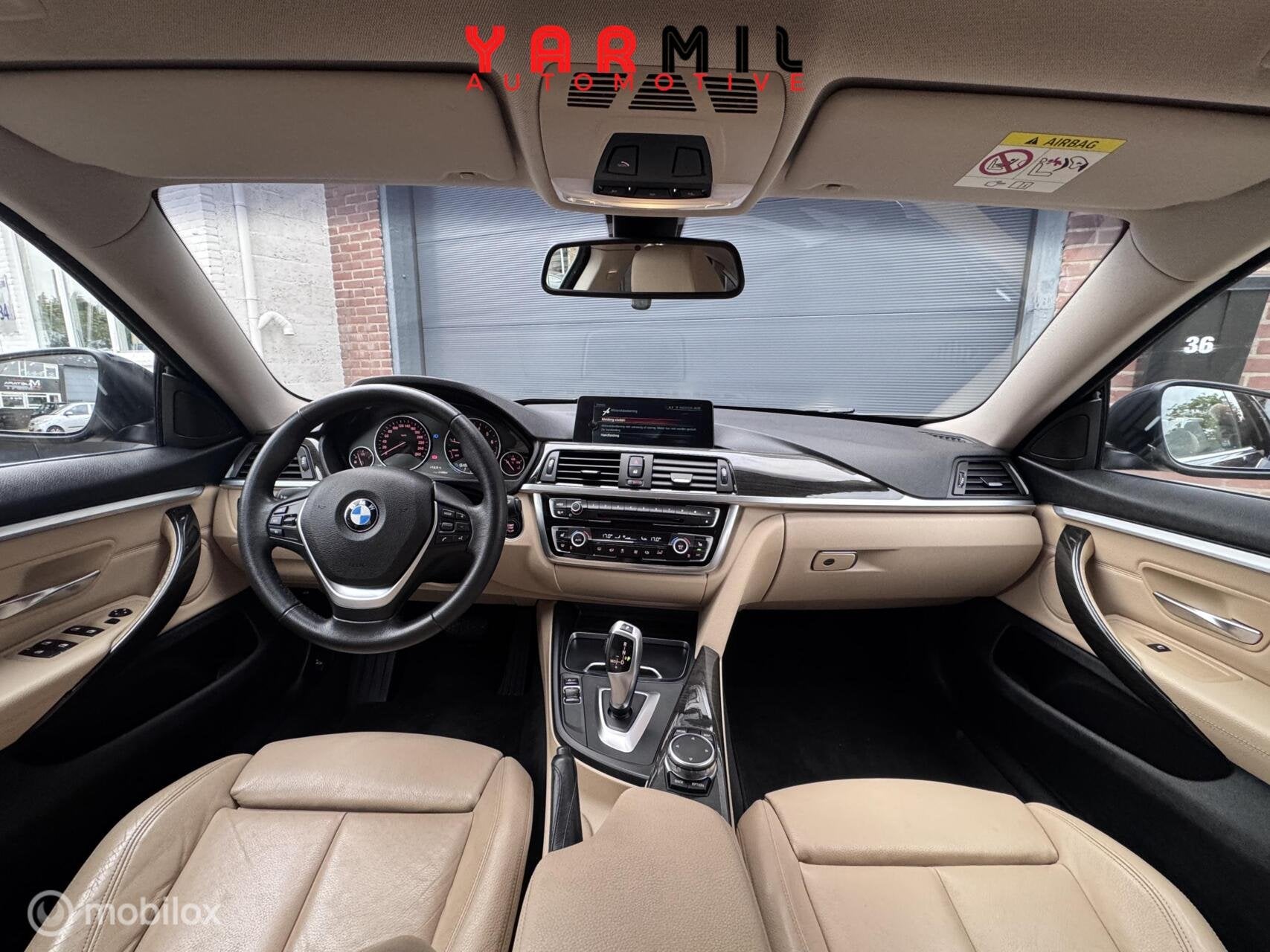 BMW 4-serie Gran Coupé 418i Centennial High Executive AIRCO, Auto's, Automaat, Gebruikt, Euro 6, Blauw