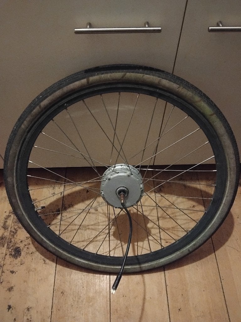 MXUS MX02 36V 28 Inch (Voorwiel Motor), Gebruikt, Fatbike, Ophalen of Verzenden, Motor
