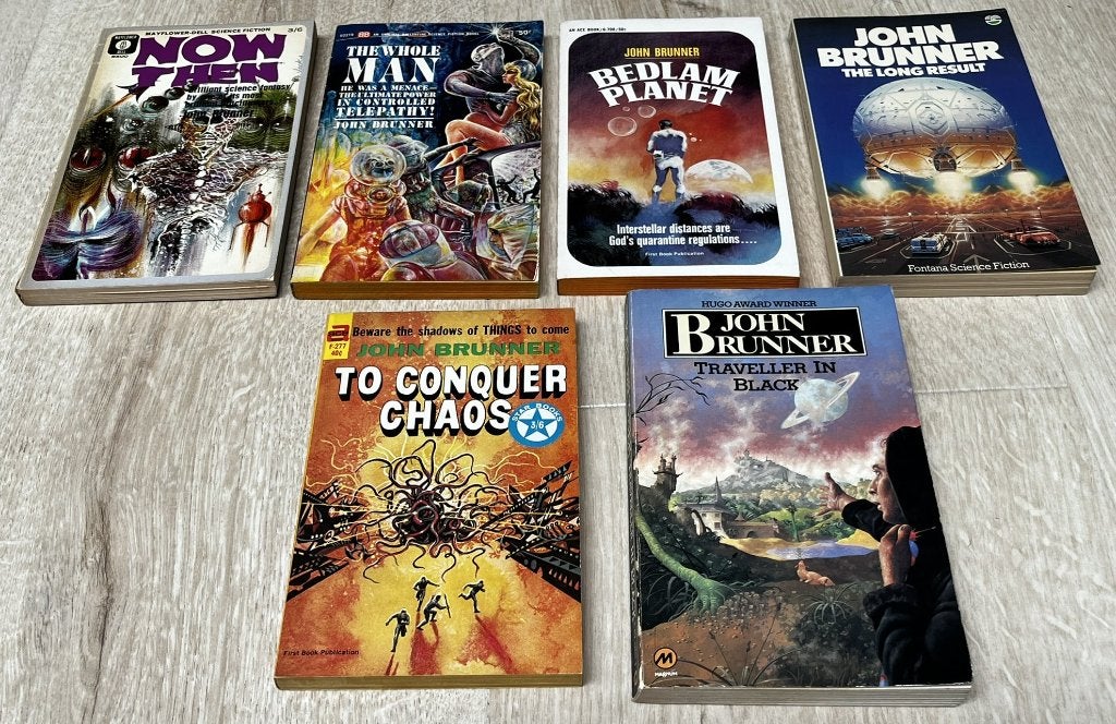 John Brunner, James Blish, Murray Leinster - sci-fi pockets, Ophalen of Verzenden, Gelezen, Diverse auteurs