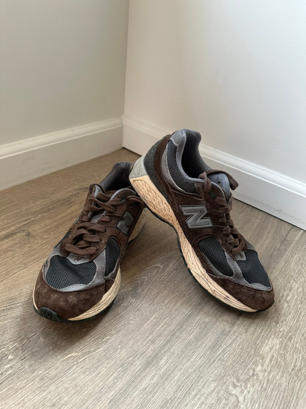 New Balance 2002R Brown Burgundy schoenen maat 39,5, Bruin, Ophalen of Verzenden, Sneakers of Gympen, Zo goed als nieuw