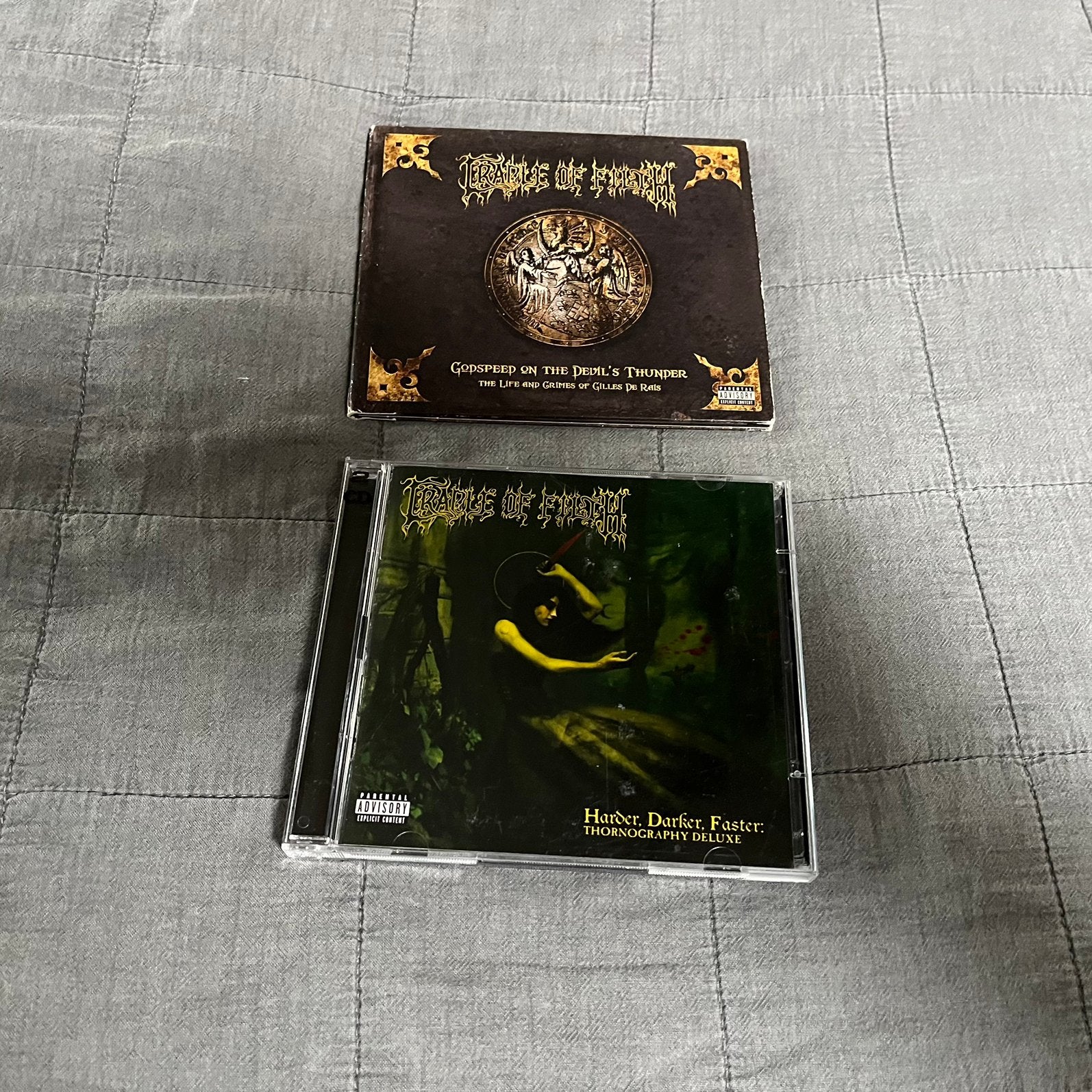 Cradle of Filth – 2x Deluxe 2CD Sets Thornography & Godspeed, Cd's en Dvd's, Ophalen of Verzenden, Zo goed als nieuw, Heavy metal