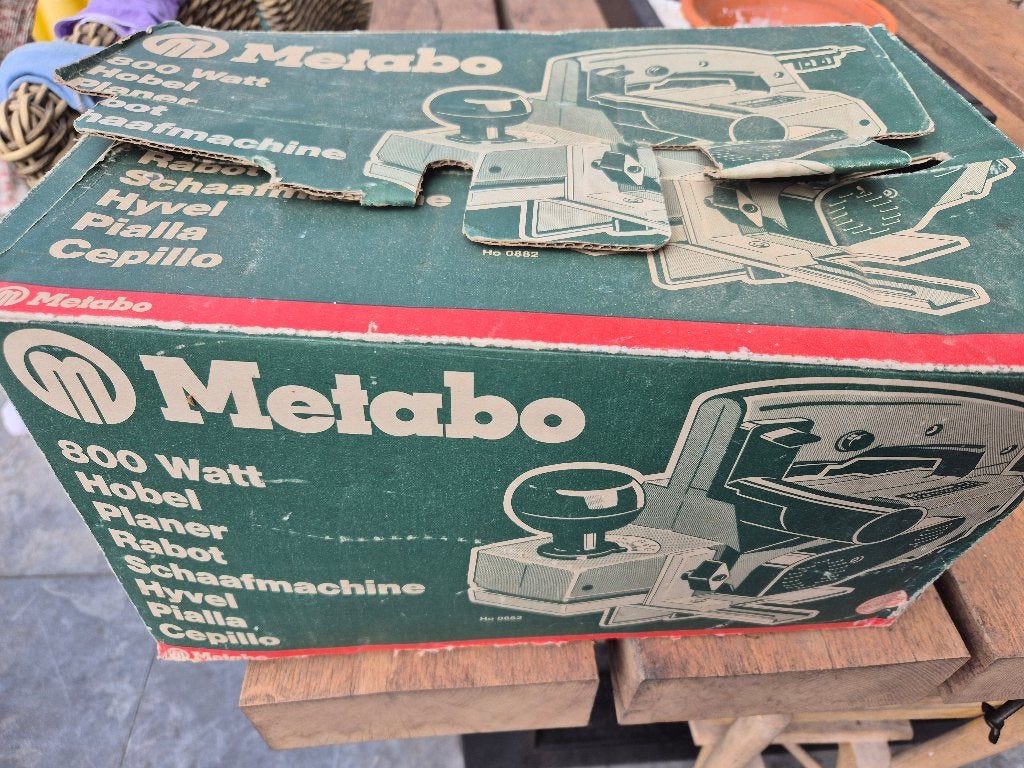 Metabo schaafmachine, Doe-het-zelf en Verbouw, Schaafmachines, Ophalen of Verzenden, Gebruikt, Elektrisch