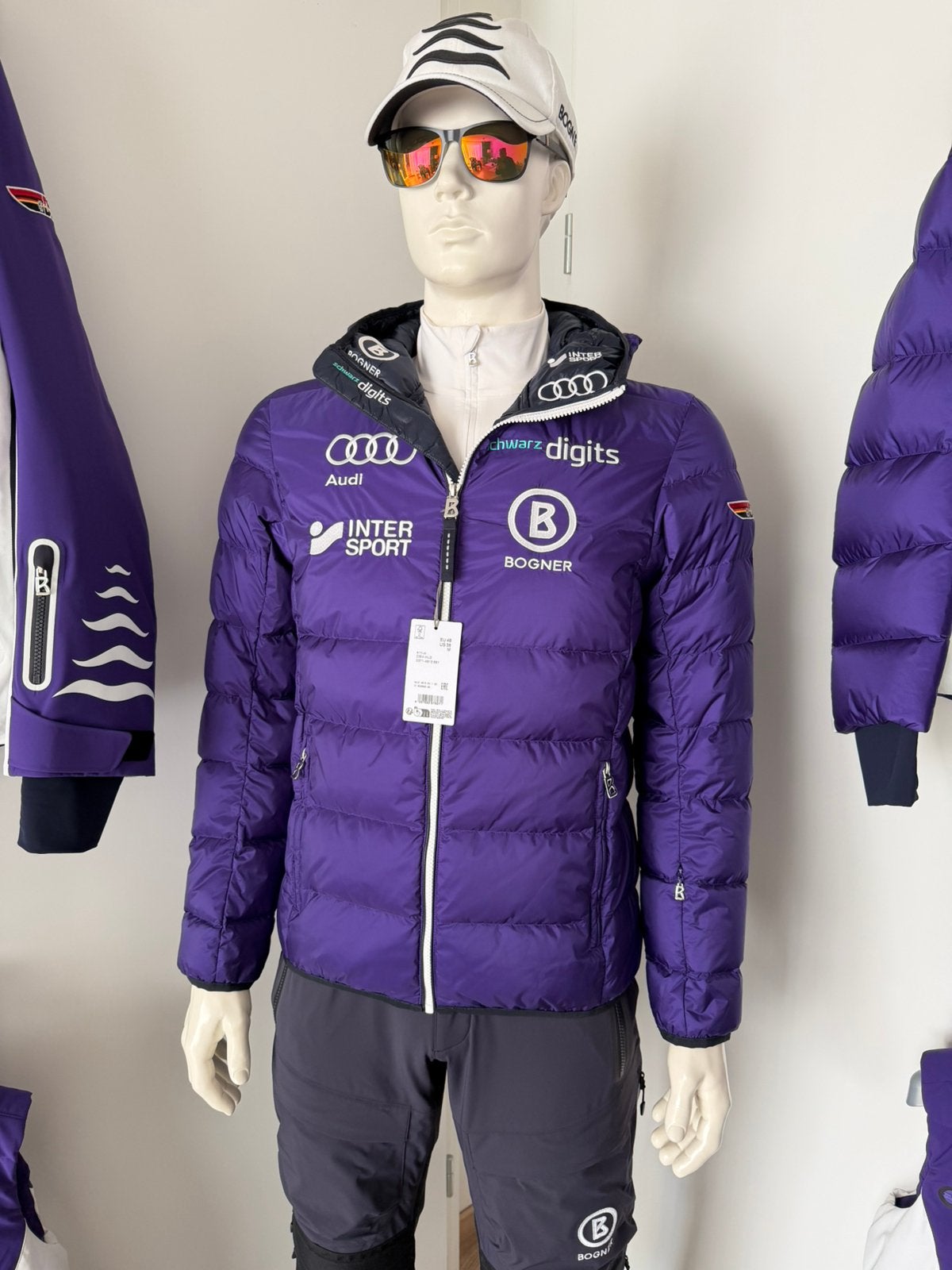 Bogner DSV TEAM wedstrijd skijas Exclusief model., Ophalen of Verzenden, Nieuw, Maat 48/50 (M), Jack