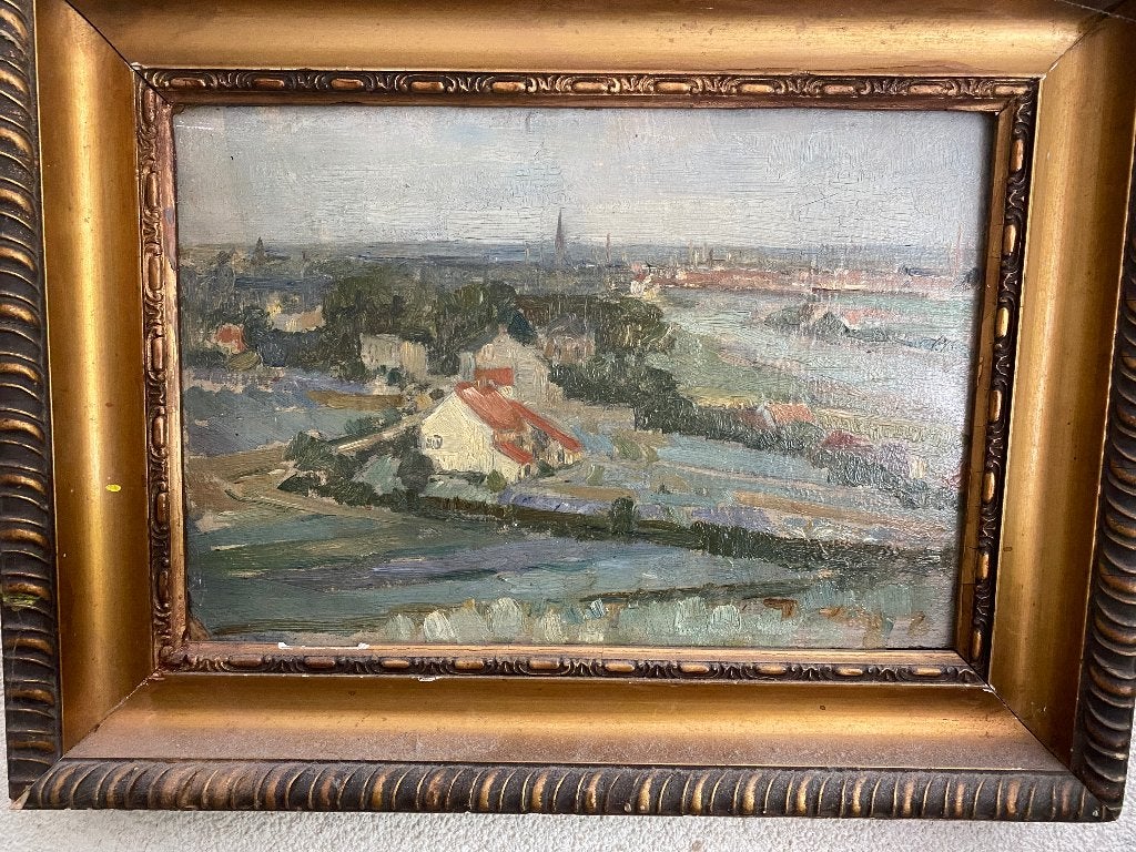 olieverf schilderij van Jos Narinx (1889-1943), Antiek en Kunst, Kunst | Schilderijen | Klassiek, Paneel, Nederlandse school, Ophalen of Verzenden