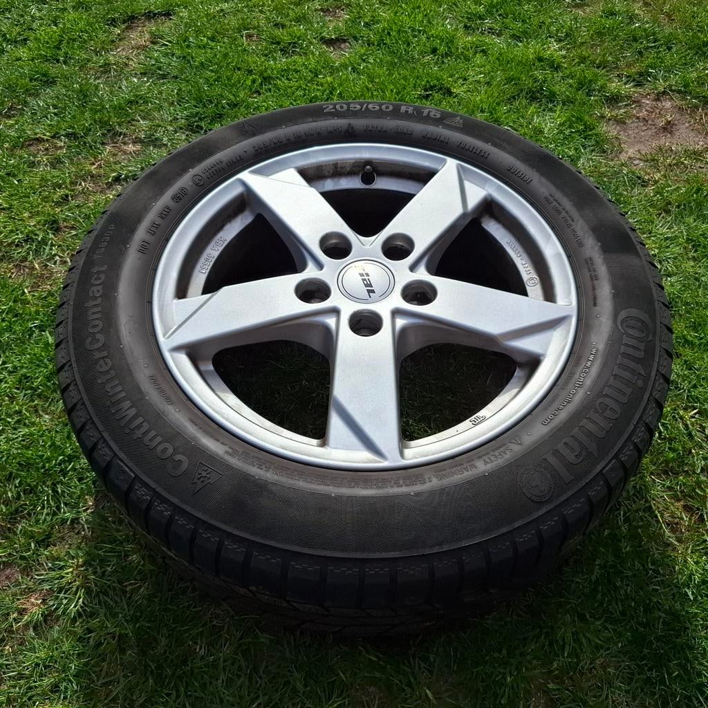 4 stuks 16" lm velgen incl winterbanden, Auto-onderdelen, Banden en Velgen, Ophalen, Gebruikt, 16 inch, Banden en Velgen