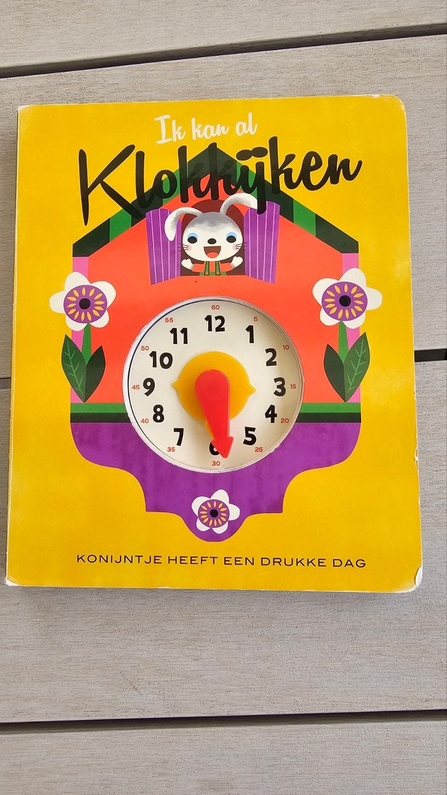 Ik kan al Klokkijken - Konijntje heeft een drukke dag, Non-fictie, Jongen of Meisje, Ophalen of Verzenden, Zo goed als nieuw
