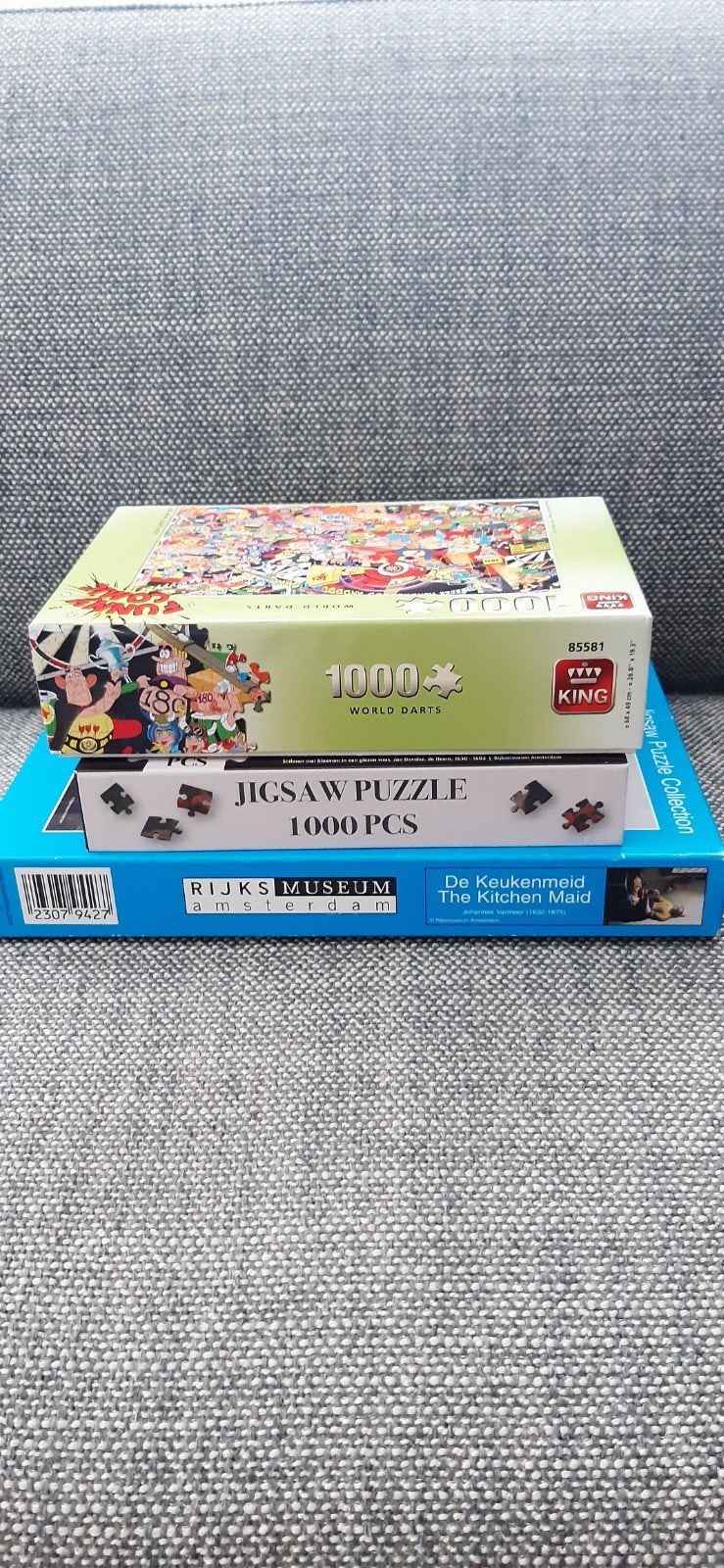 legpuzzels 3x, Ophalen of Verzenden, 500 t/m 1500 stukjes, Zo goed als nieuw