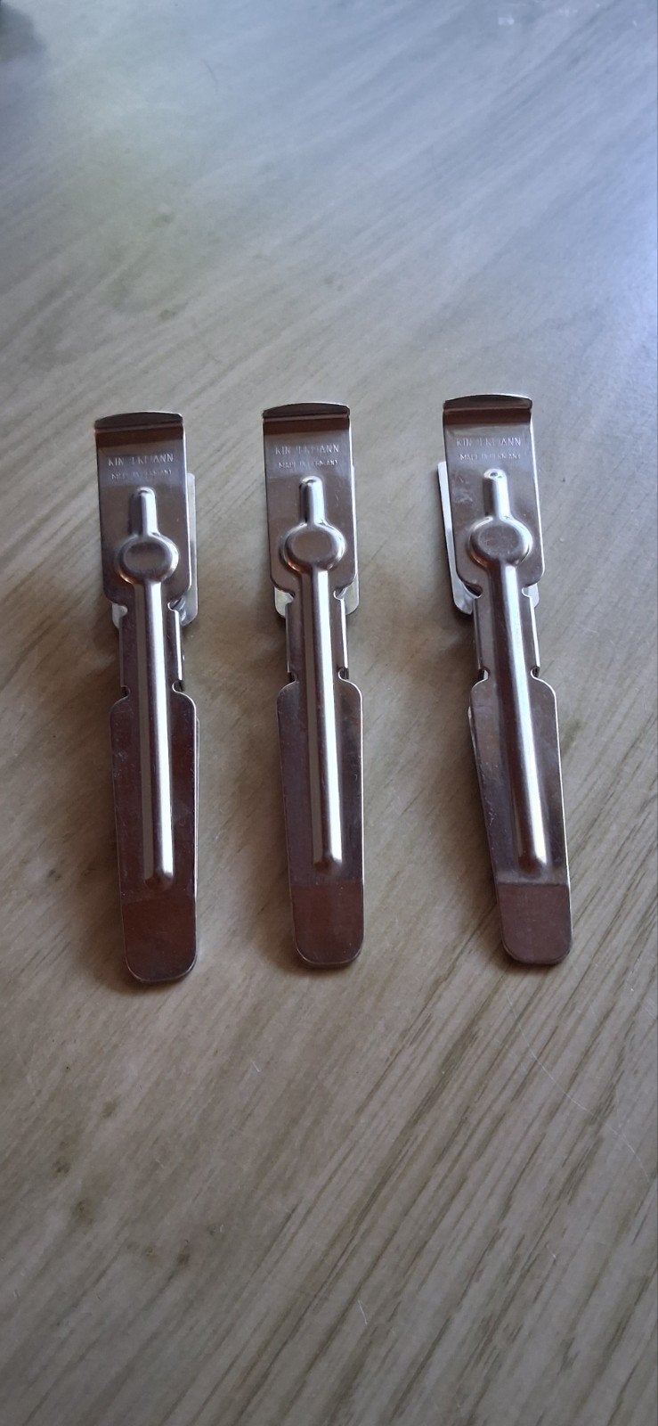 Kindermann filmklemmen (3 stuks), Ophalen of Verzenden, Gebruikt, Kindermann