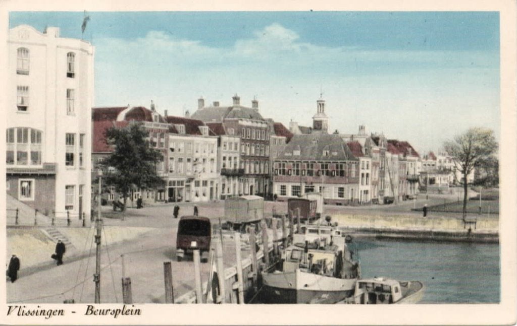 Vlissingen Beursplein, Verzenden, 1920 tot 1940, Ongelopen, Zeeland