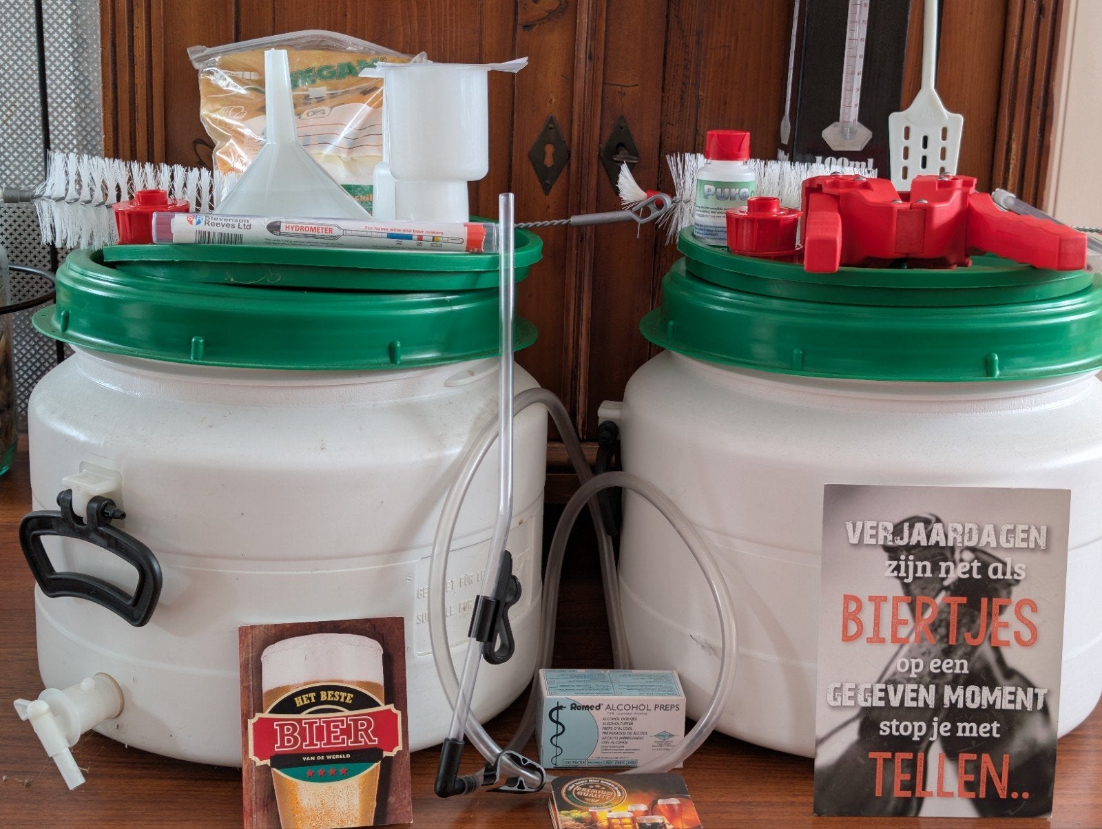 BMS Bierbrouw Startset PLUS - Compleet Pakket, Hobby en Vrije tijd, Overige Hobby en Vrije tijd, Ophalen, Zo goed als nieuw