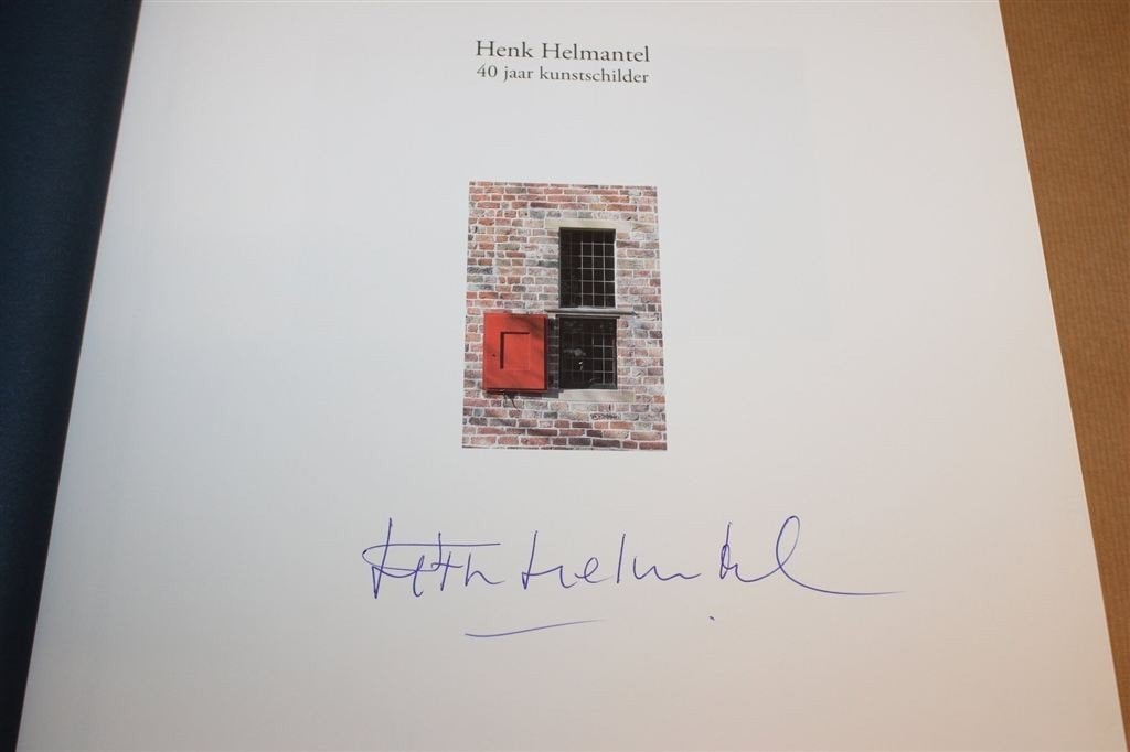 Henk Helmantel — Gesigneerd, 40 Jaar Kunstschilder, Ophalen of Verzenden, Zo goed als nieuw