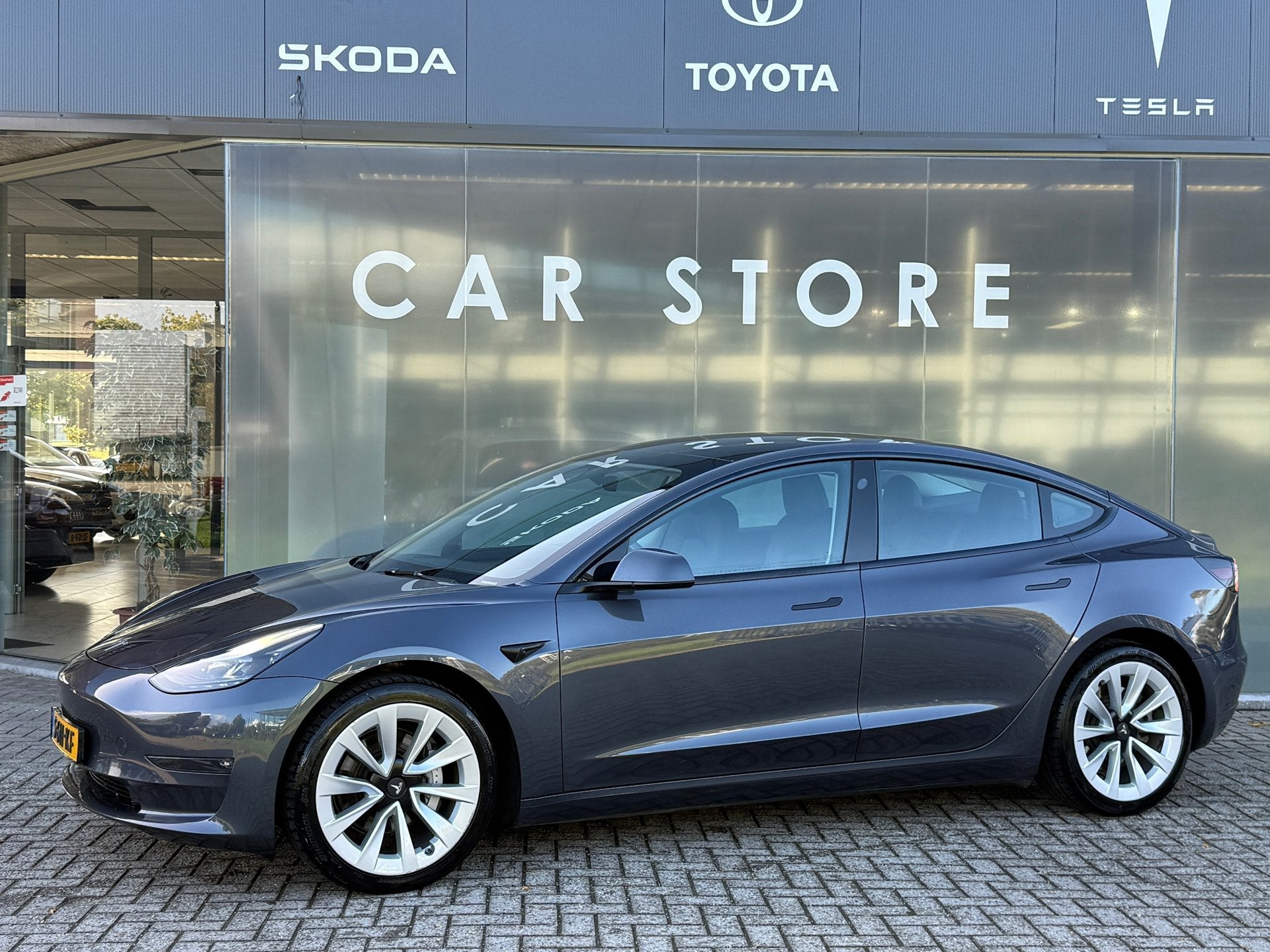 Tesla Model 3 Long Range AWD 75 kWh 94% SOH AUTOPILOT, Auto's, Automaat, Gebruikt, Zwart, Vierwielaandrijving