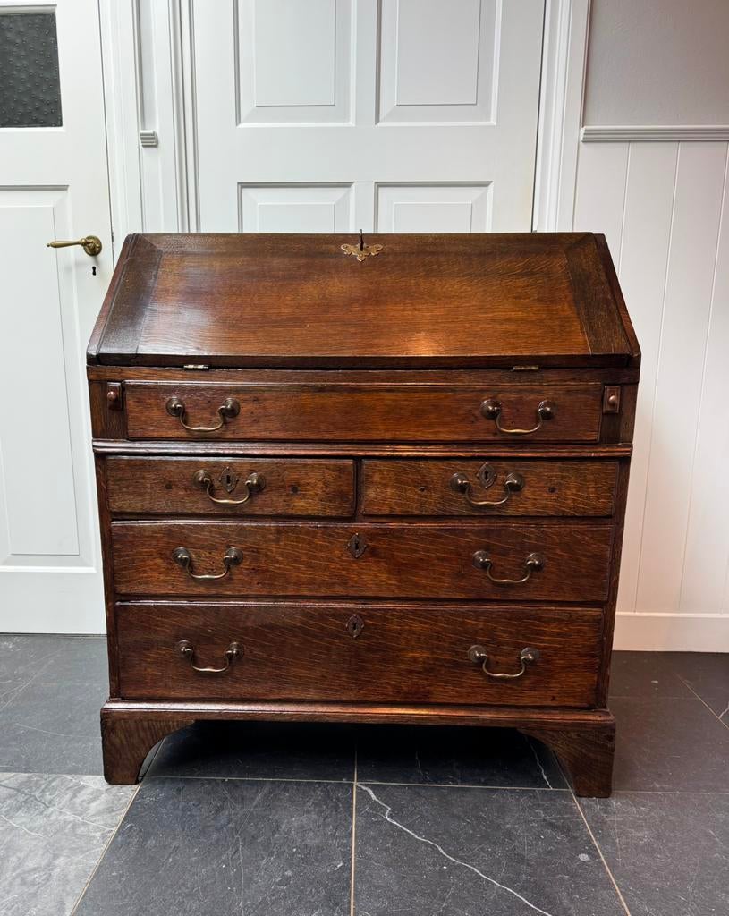Antieke Engelse secretaire ca 1760, Huis en Inrichting, Kasten | Secretaires, Ophalen, Gebruikt