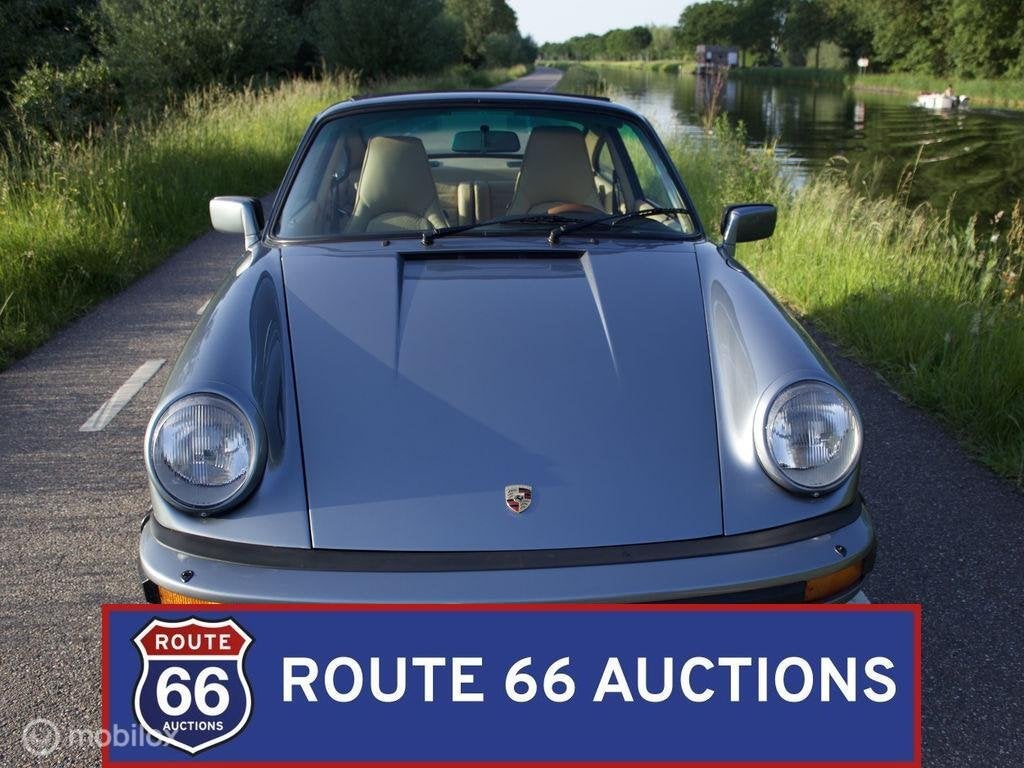 Porsche 911 Carrera | 1985 | Route 66 Auctions, Auto's, Overige carrosserieën, Zwart, Bedrijf, Porsche