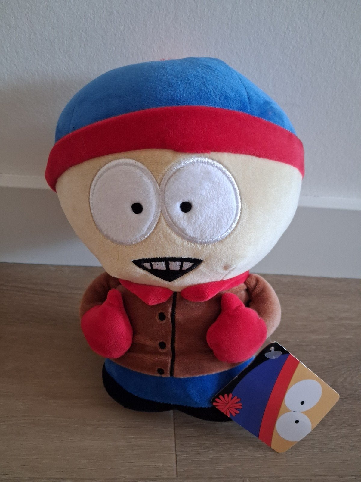 Nieuw! Knuffel South Park Stan rood blauw L1763, Ophalen of Verzenden, Nieuw, Overige typen