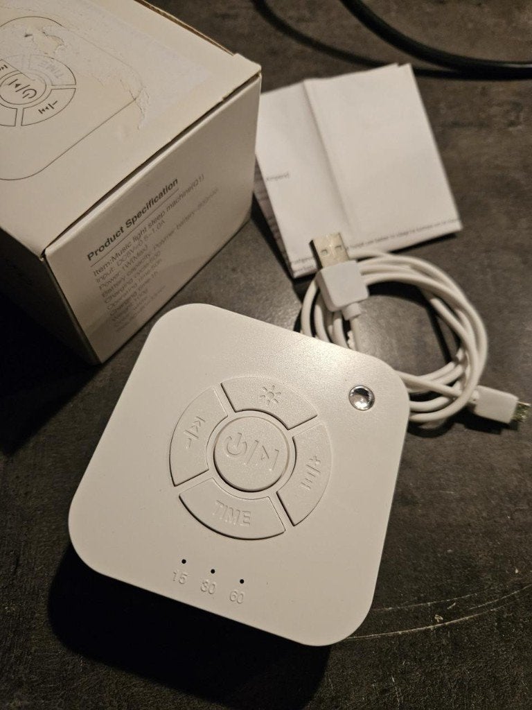 Zgan witte ruis slaapgeluidmachine met 9 rustgevende tonen, Ophalen of Verzenden, Nieuw, Digitaal