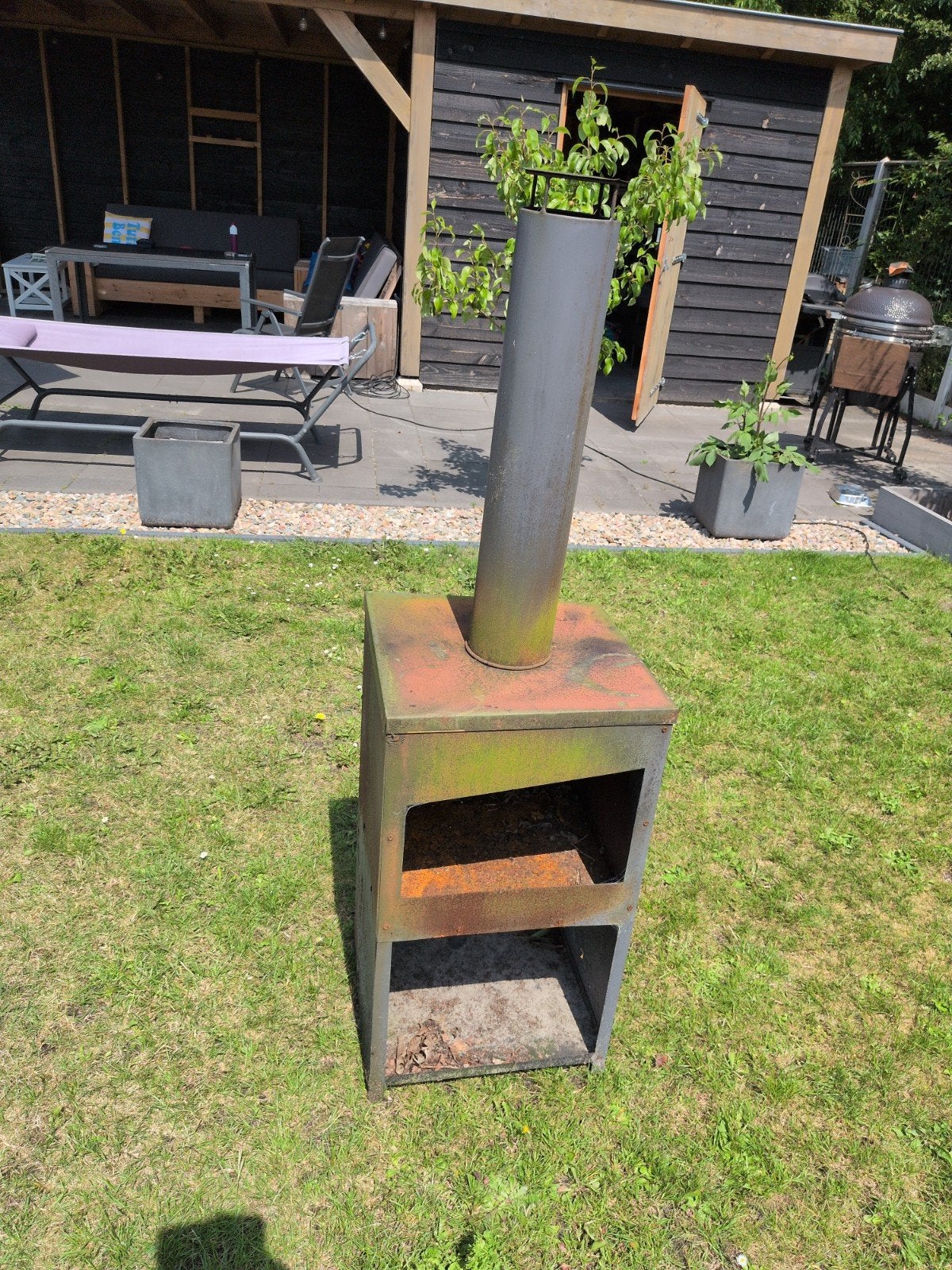 Terras haard, Ophalen, Gebruikt